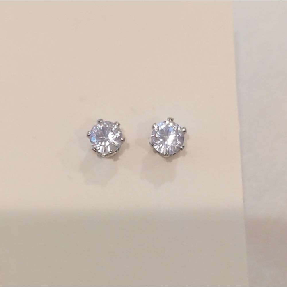 CZ Stud Earrings Mini XS 0.4cm